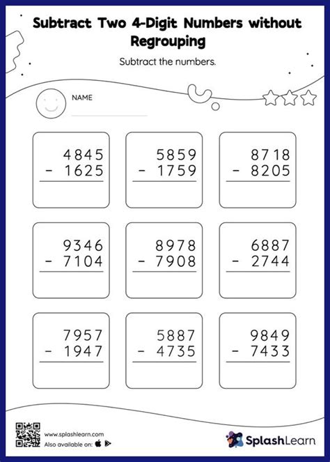subtracting 4 digit numbers|subtracting two digit numbers.
